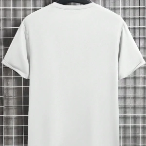 Erkek Slim Fit Yuvarlak Yaka Kısa Kollu Tişört, Yaz İçin Moda