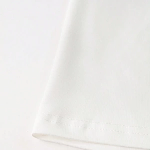 Erkek Slogan Baskılı Düşük Omuzlu Tişört