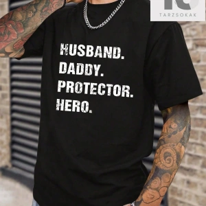 Erkek Slogan Baskılı Kısa Kollu Tişört