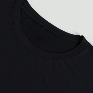 Erkek Slogan Baskılı Mürettebat Yaka Kısa Kollu Slim Fit Günlük Tişört