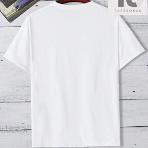 Erkek Slogan Baskılı T-shirt