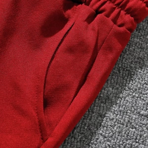 Erkek Slogan Grafik Bağcıklı Bel Şortu Grafik Dışarı Çıkma Moda Bağcıklı Şort