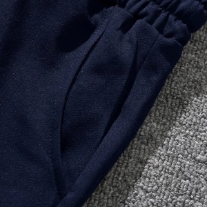 Erkek Slogan Grafik Bağcıklı Bel Şortu Grafik Dışarı Çıkma Moda Bağcıklı Şort