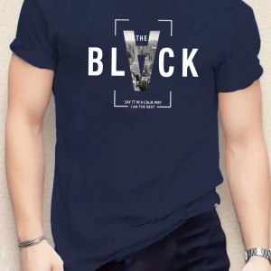 Erkek Slogan Grafik Tişört