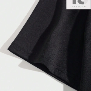 Erkek Sloganlı ve Kafatası Grafikli Tişört