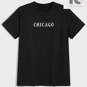 Erkek Sloganlı ve Melek Baskılı Tişört