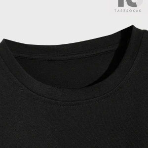 Erkek Sloganlı ve Melek Baskılı Tişört