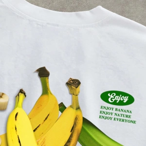Erkek Tam Baskılı Büyük Boy Kırpılmış Tişört, Yaz İçin Uygun Sokak Stili
