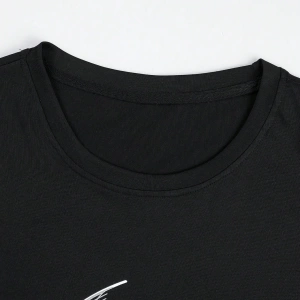 Erkek Tişörtleri Fit Crew Yaka Düşük Omuz Kısa Kollu Grafik Tişört Earth C