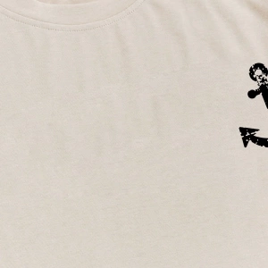 Erkek Tişörtleri Fit Crew Yaka Kısa Kollu Grafik Tişört Çapa Lacivert Rahat Y