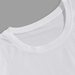 Erkek Tişörtleri Fit Crew Yaka Kısa Kollu Grafik Tişört Çapa Lacivert Rahat Y