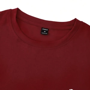 Erkek Tişörtleri Fit Crew Yaka Kısa Kollu Grafik Tişört Çapa Lacivert Rahat Y