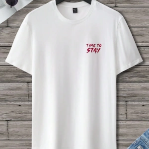 Erkek Tişörtleri Fit Crew Yaka Kısa Kollu Grafik Tişört Göz Goth Sokak Yaz Po