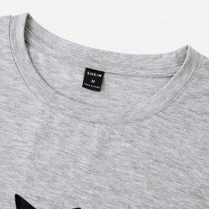 Erkek Tişörtleri Fit Crew Yaka Kısa Kollu Grafik Tişört Kedi Komik Rahat Yaz