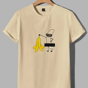 Erkek Tişörtleri Fit Crew Yaka Kısa Kollu Grafik Tişört Rahat Komik Yaz