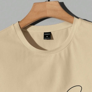 Erkek Tişörtleri Fit Crew Yaka Kısa Kollu Grafik Tişört Rahat Komik Yaz