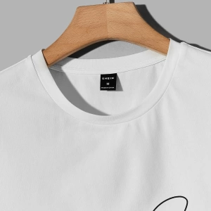 Erkek Tişörtleri Fit Crew Yaka Kısa Kollu Grafik Tişört Rahat Komik Yaz