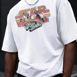 Erkek Tişörtleri Fit Crew Yaka Kısa Kollu Slogan Tişört Okul Kıyafetleri