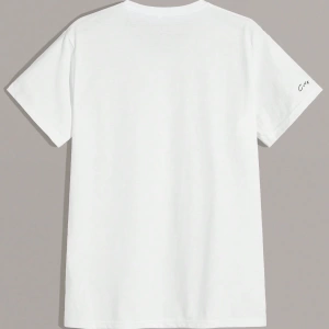 Erkek Tişörtleri Fit Crew Yaka Kısa Kollu Slogan Tişört Rahat