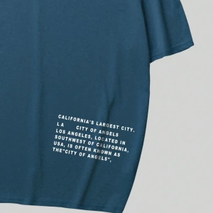 Erkek Tişörtleri Fit Crew Yaka Kısa Kollu Slogan Tişört Rahat