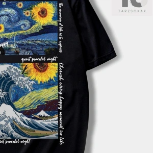 Erkek Tropikal Baskılı Tişört