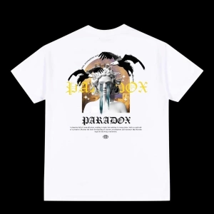 Erkek Unisex Oversize Sırt Baskılı Tshirt