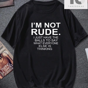 Erkek Yazılı Baskılı Kısa Kollu Tişört