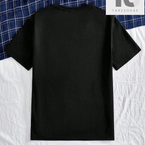 Erkek Yazılı Baskılı Tişört