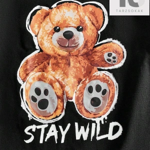 Erkek Yazılı Baskılı Tişört