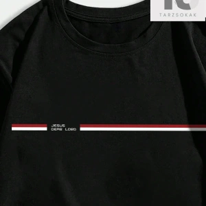 Erkek Yazılı Baskılı Yuvarlak Yaka Tişört