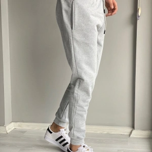 Erkek Yazlık Eşofman Altı Dar Paça Jogger Gri Pamuklu RLX044513