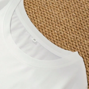 Erkek Yuvarlak Yaka Kısa Kollu Baskılı Minimalist Tişört, Günlük Giyim