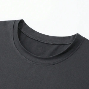 Erkek Yuvarlak Yaka Kısa Kollu Figür Baskılı Minimalist Tişört, Günlük Giyim
