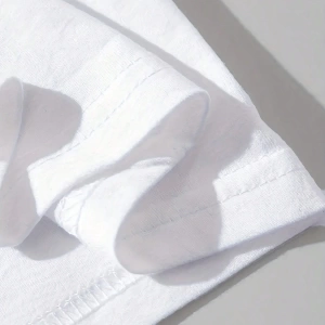 Erkek Yuvarlak Yaka Kısa Kollu Günlük Tişört, Düz Renk Minimalist Stil, Günlük Giyim, İlkbaha