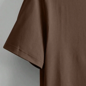 Erkek Yuvarlak Yaka Kısa Kollu Günlük Tişört, Düz Renk Minimalist Stil, Günlük Giyim, İlkbaha