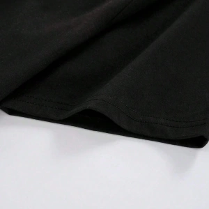 Erkek Yuvarlak Yaka Kısa Kollu Tişört Diş ve Harf Baskılı