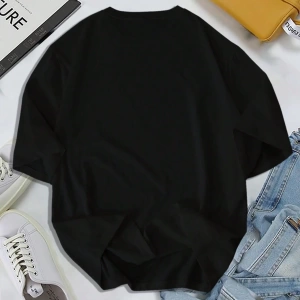 Erkek Yuvarlak Yaka Kısa Kollu Tişört, Minimalist Moda, Yaz İçin Uygun