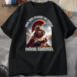 Erkekler T-Shirt adam Bober Bóbr Beaver Boberek T-Shirt pamuk karikatür grafik T Shirt Unisex 3049