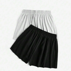 Essnce 2pcs Drawstring Waist Track Şort