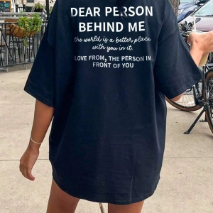 Essnce Solid Düşük Omuz Büyük Boy Tişört