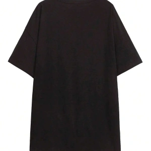 Essnce Solid Düşük Omuz Büyük Boy Tişört