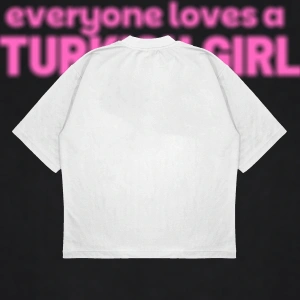 Everyone Loves A Turkish Girl Boxy Fit Oversize Unisex Tshirt – Baskılı Tişört |