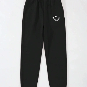 Expression Print Elastic Waist Thermal Lined 4 Mevsim Eşofman