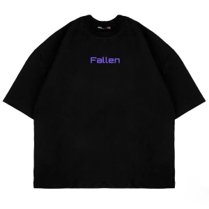 Fallen Sırt Baskılı Oversize Unisex Beyaz