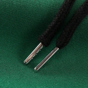 Fermuarlı Sweatshirt Manfinity Hypemode Men Floral & Slogan Graphic Drawstring Sweatshirt Yeşil