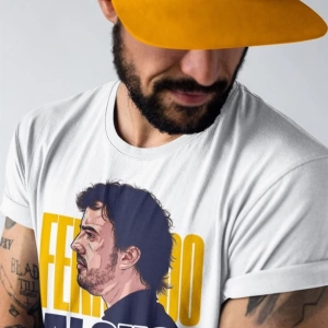 Fernando Alonso El Matador Beyaz T-shirt