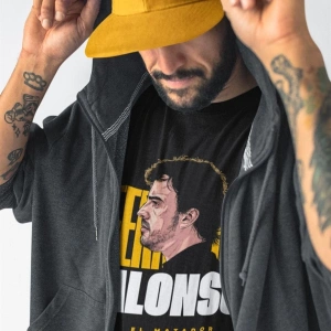 Fernando Alonso El Matador Siyah T-shirt