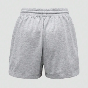 Figure Graphic Drawstring Waist Şort