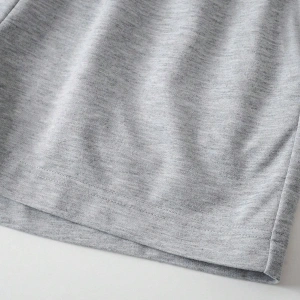 Figure Graphic Drawstring Waist Şort