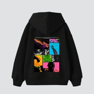 Fırst Space Baskılı Oversize Unisex Beyaz